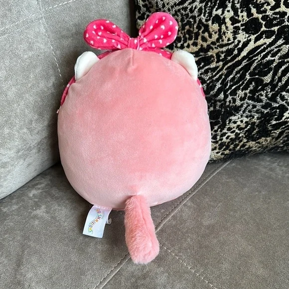 Squishmallows Pink and Orange Plush Bag - Picture 3 of 4